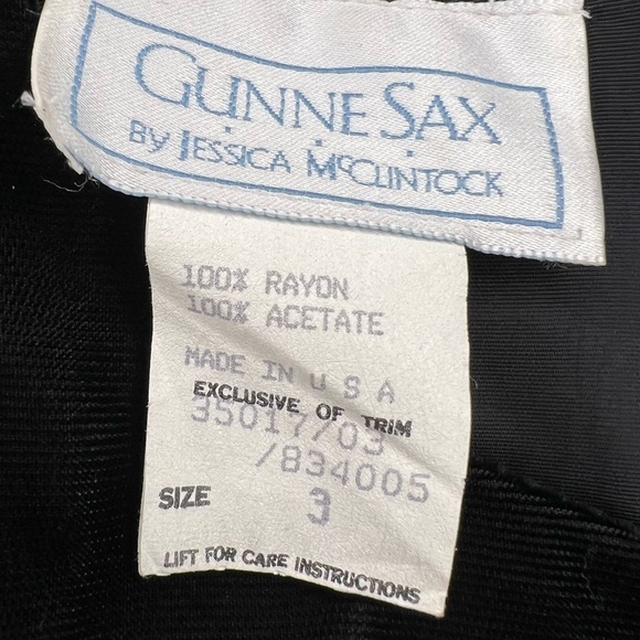 Gunne Sax Vintage Velvet Dress - Picture 7 of 12